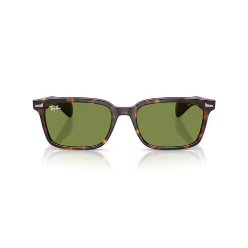 Óculos de Sol Ray-Ban Brunel 0RB2234 902/4E56 Propionato Marrom Mesclado com lentes na cor Verde