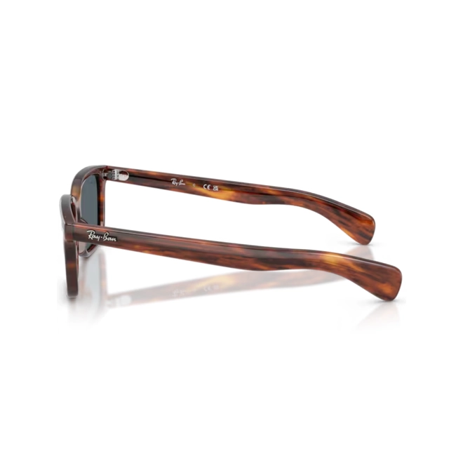 Óculos de Sol Ray-Ban Brunel 0RB2234 954/R556 Propionato Marrom Mesclado Polido com lentes na cor Azul 4