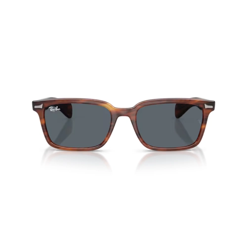 Óculos de Sol Ray-Ban Brunel 0RB2234 954/R556 Propionato Marrom Mesclado Polido com lentes na cor Azul