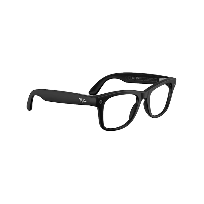 Óculos de Sol Ray-Ban Meta Wayfarer Gen 3 0RW4011 601S1M53 Acetato Preto com lentes na cor Verde Fotocromático 4