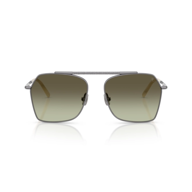 Óculos de Sol Brunello Cucinelli 0BC2023ST 5024A655 Titânio Cinza com lentes na cor Verde 2