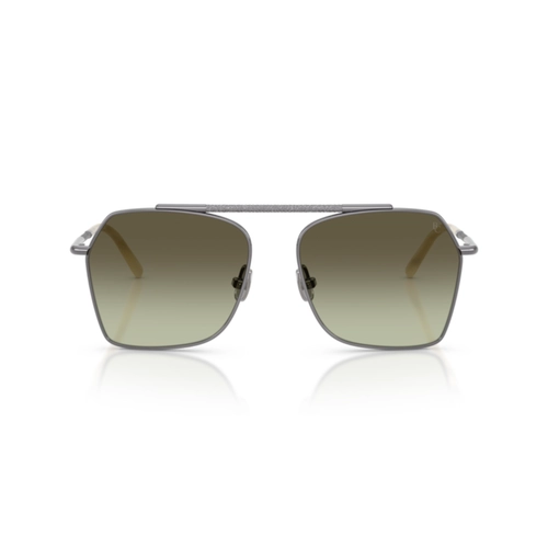 Óculos de Sol Brunello Cucinelli 0BC2023ST 5024A655 Titânio Cinza com lentes na cor Verde