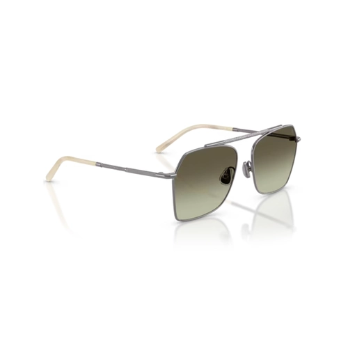 Óculos de Sol Brunello Cucinelli 0BC2023ST 5024A655 Titânio Cinza com lentes na cor Verde