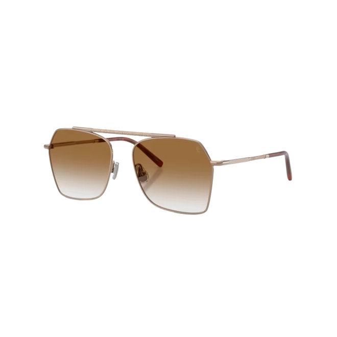Óculos de Sol Brunello Cucinelli 0BC2023ST 5036GQ55 Titânio Rose com lentes na cor Marrom 1