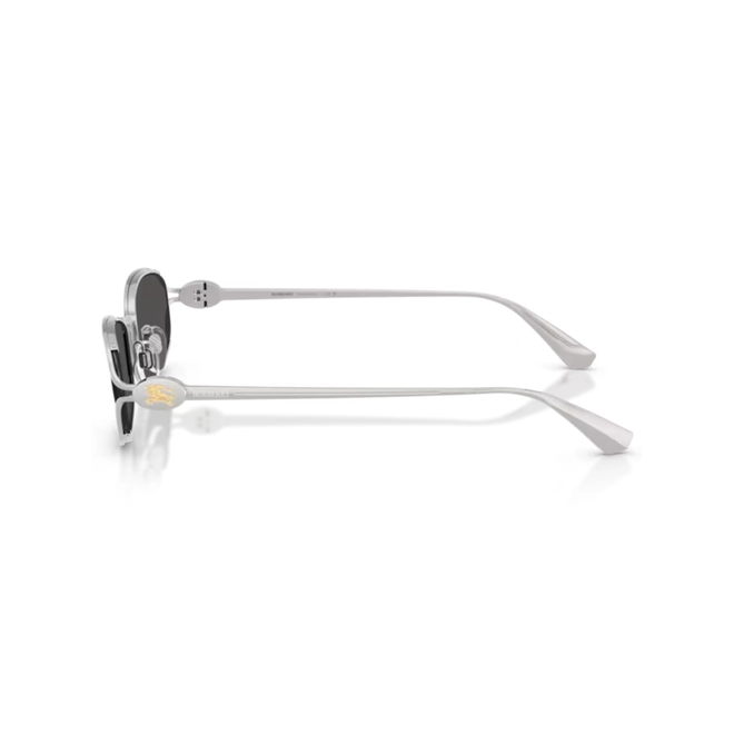 Óculos de Sol Burberry 0BE3177 10058753 Metal Cinza com lentes na cor Cinza Escuro 3