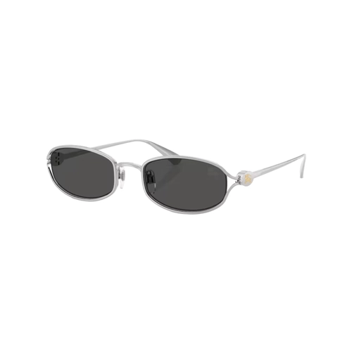 Óculos de Sol Burberry 0BE3177 10058753 Metal Cinza com lentes na cor Cinza Escuro