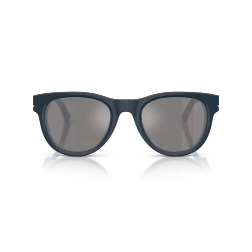 Óculos de Sol Scuderia Ferrari 0FZ6034U 771/Z352 Acetato Azul com lentes na cor Prata Polarizado
