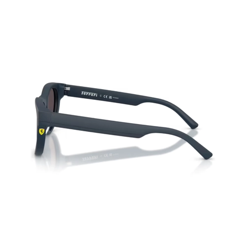 Óculos de Sol Scuderia Ferrari 0FZ6034U 771/Z352 Acetato Azul com lentes na cor Prata Polarizado