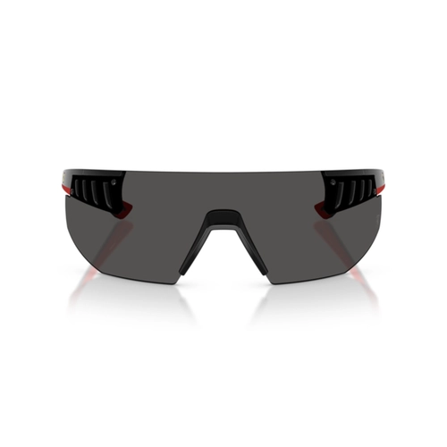 Óculos de Sol Scuderia Ferrari 0FZ6035U 501/8742 Acetato Preto com lentes na cor Cinza