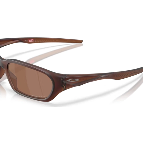 Óculos de Sol Oakley 0OO9530 95300658 Acetato Marrom com lentes na cor Marrom Prizm Polarizado