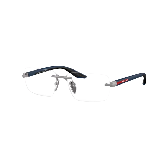 Óculos de Grau Prada Linea Rossa 0PS 58TV 7CQ1O159 Metal Cinza 1
