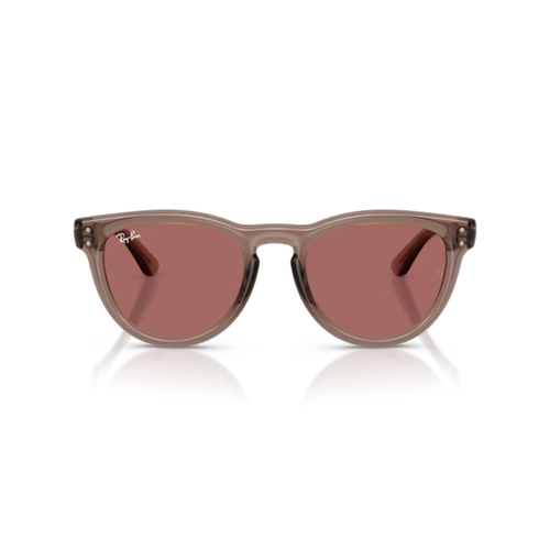 Óculos de Sol Ray-Ban 0RB2237 68276951 Propionato Marrom Transparente com lentes na cor Violeta