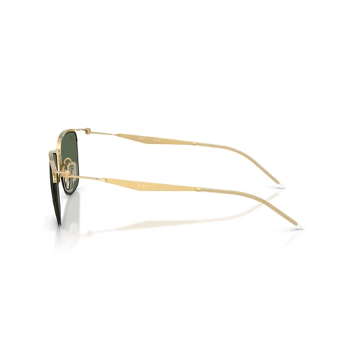 Óculos de Sol Ray-Ban 0RB8550 92847153 Metal Dourado Polido com lentes na cor Verde Escuro