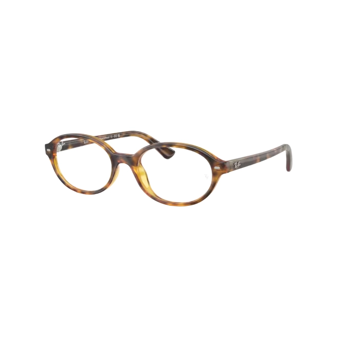Óculos de Grau Ray-Ban 0RX7273L 2012 52 Propionato Marrom Mesclado Polido 1