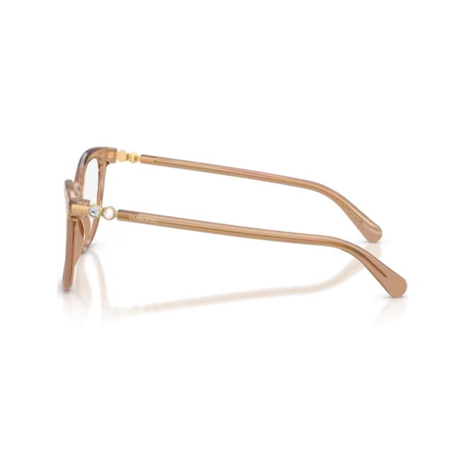 Óculos de Grau Swarovski 0SK2064 1124 53 Acetato Bege Transparente 3