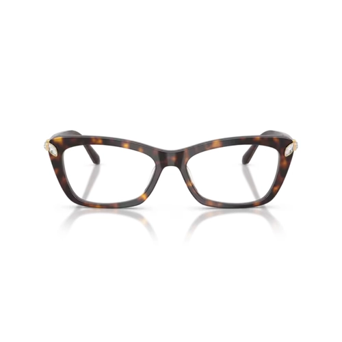 Óculos de Grau Swarovski 0SK2068U 1002 55 Acetato Marrom Mesclado