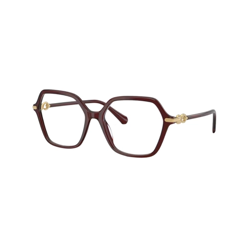 Óculos de Grau Swarovski 0SK2075 1098 56 Acetato Vinho Transparente