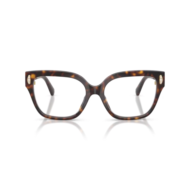 Óculos de Grau Swarovski 0SK2076U 1002 55 Acetato Marrom Mesclado 2