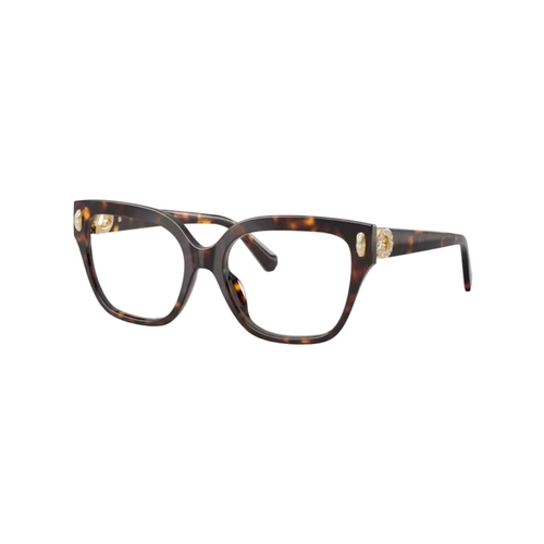 Óculos de Grau Swarovski 0SK2076U 1002 55 Acetato Marrom Mesclado