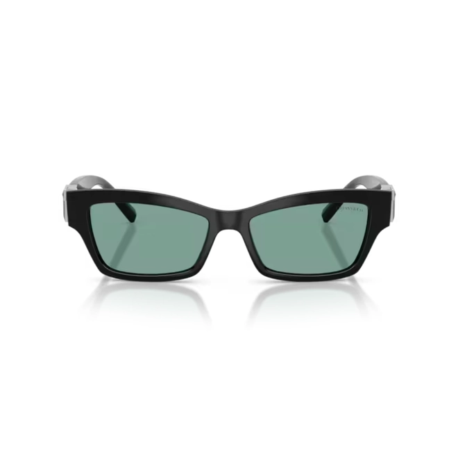 Óculos de Sol Tiffany 0TF4269U 84778253 Acetato Preto com lentes na cor Verde 2