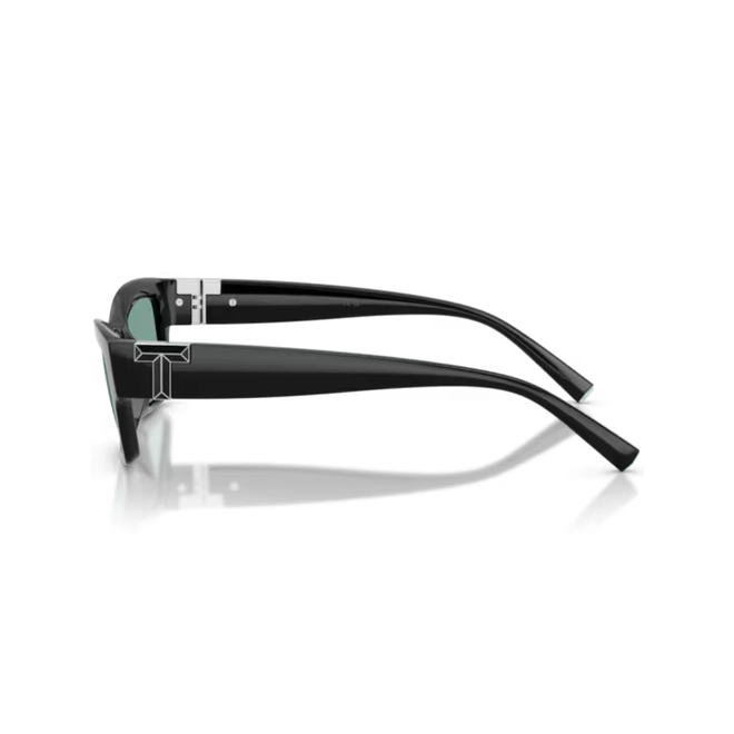 Óculos de Sol Tiffany 0TF4269U 84778253 Acetato Preto com lentes na cor Verde 3