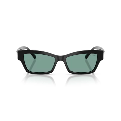 Óculos de Sol Tiffany 0TF4269U 84778253 Acetato Preto com lentes na cor Verde