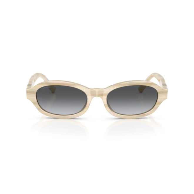 Óculos de Sol Tiffany 0TF4270U 8431T352 Acetato Bege com lentes na cor Cinza Degradê Polarizado 2