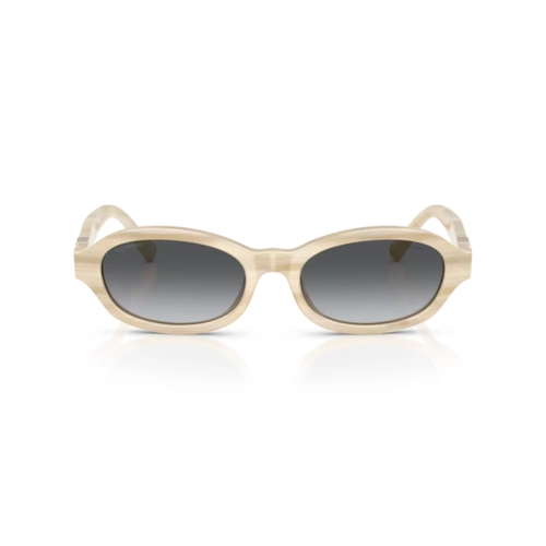 Óculos de Sol Tiffany 0TF4270U 8431T352 Acetato Bege com lentes na cor Cinza Degradê Polarizado