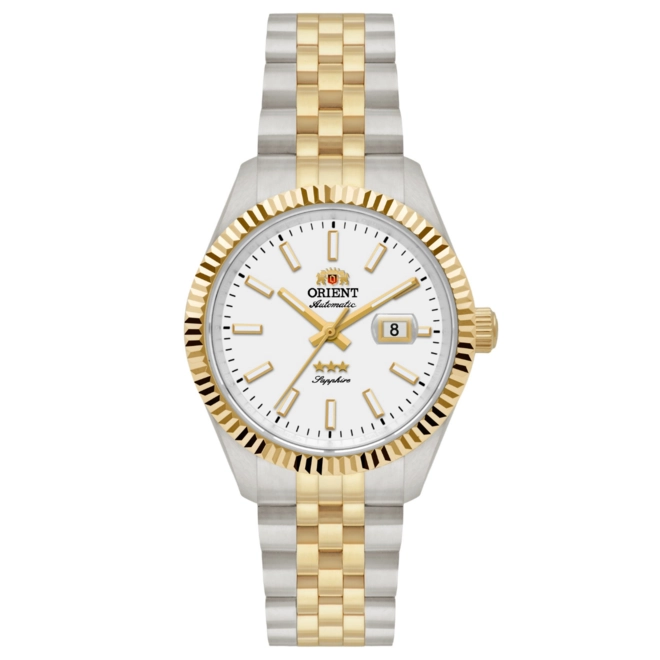 Relógio Orient 3 Stars Elegance Automatic - NH5TT002 S1SK Bicolor 1