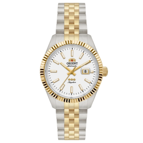 Relógio Orient 3 Stars Elegance Automatic - NH5TT002 S1SK Bicolor