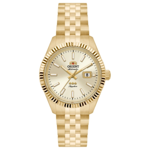 Relógio Orient 3 Stars Elegance Automatic - NH5GG002 C1KX Dourado