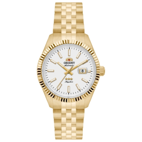 Relógio Orient 3 Stars Elegance Automatic - NH5GG002 S1KX Branco
