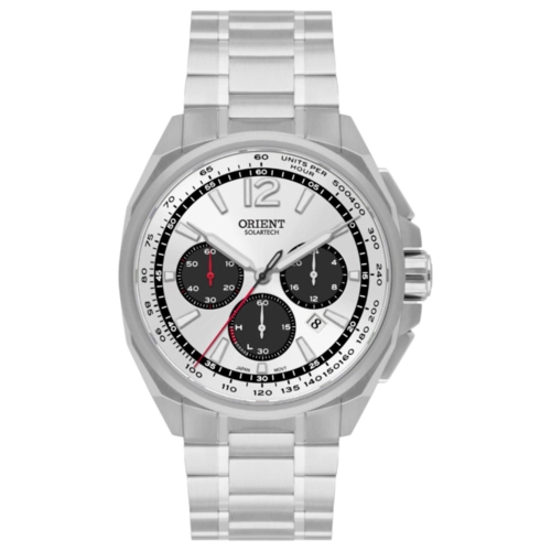 Relógio Orient ST Elite Land Cronógrafo - MBSSC319 S2SX Branco