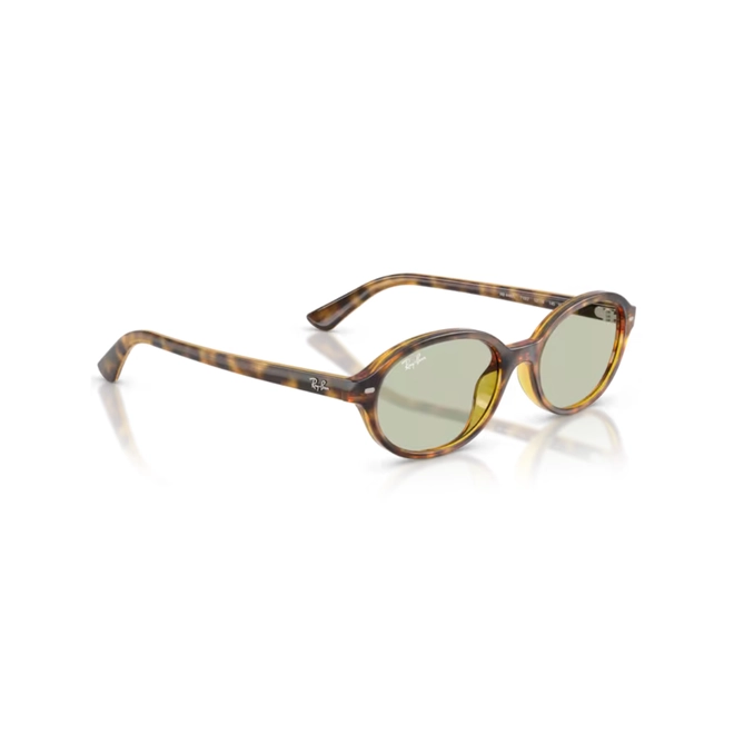 Óculos de Sol Ray-Ban 0RB4482L 710/2 52 Propionato Marrom Mesclado com lentes na cor Verde 3