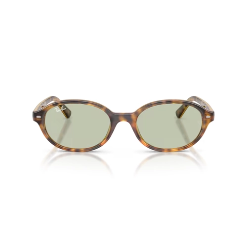 Óculos de Sol Ray-Ban 0RB4482L 710/2 52 Propionato Marrom Mesclado com lentes na cor Verde