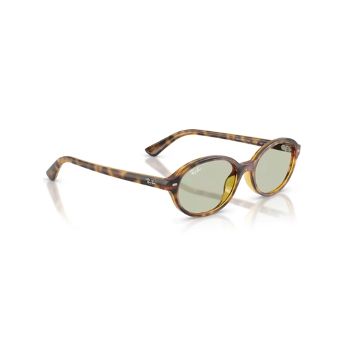 Óculos de Sol Ray-Ban 0RB4482L 710/2 52 Propionato Marrom Mesclado com lentes na cor Verde