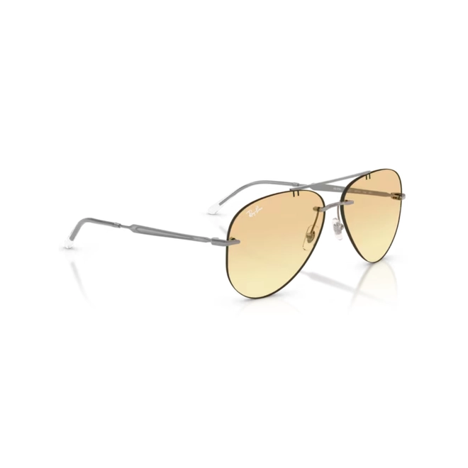 Óculos de Sol Ray-Ban 0RB3791 004/2Q59 Metal Cinza Chumbo com lentes na cor Amarelo Degradê 3