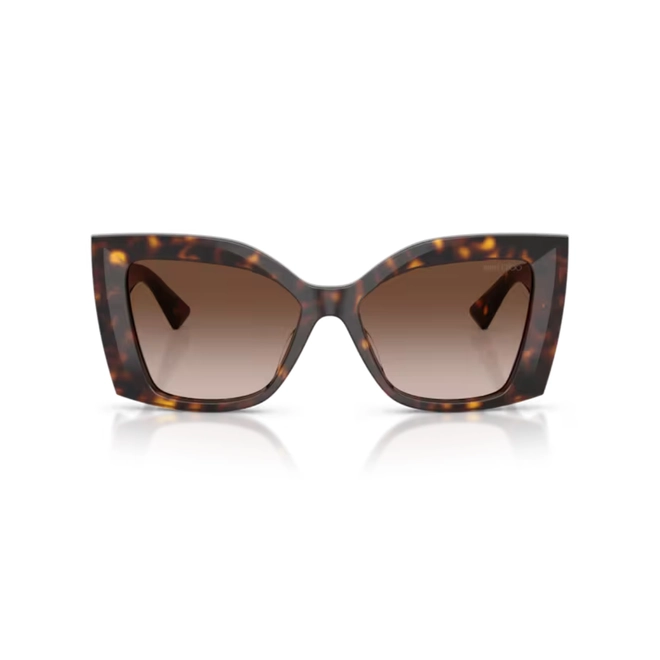 Óculos de Sol Jimmy Choo 0JC5074U 50021354 Acetato Marrom Mesclado com lentes na cor Marrom Degradê 2