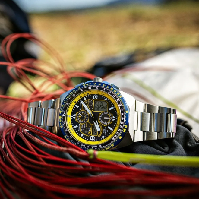 Relógio Citizen Promaster Blue Angels Skyhawk AT - JY8125 54LN Preto 2