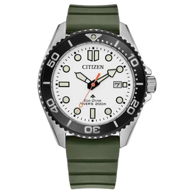 Relógio Citizen Promaster Dive Eco-Drive - BN0265 00AN Branco 1