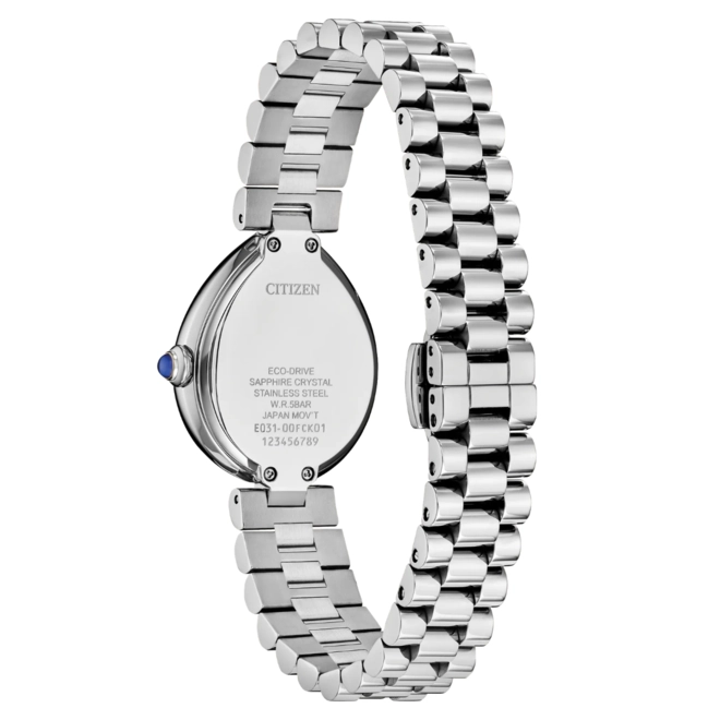 Relógio Citizen L Rainell Eco-Drive Feminino - EM1200 55AN Prata 5