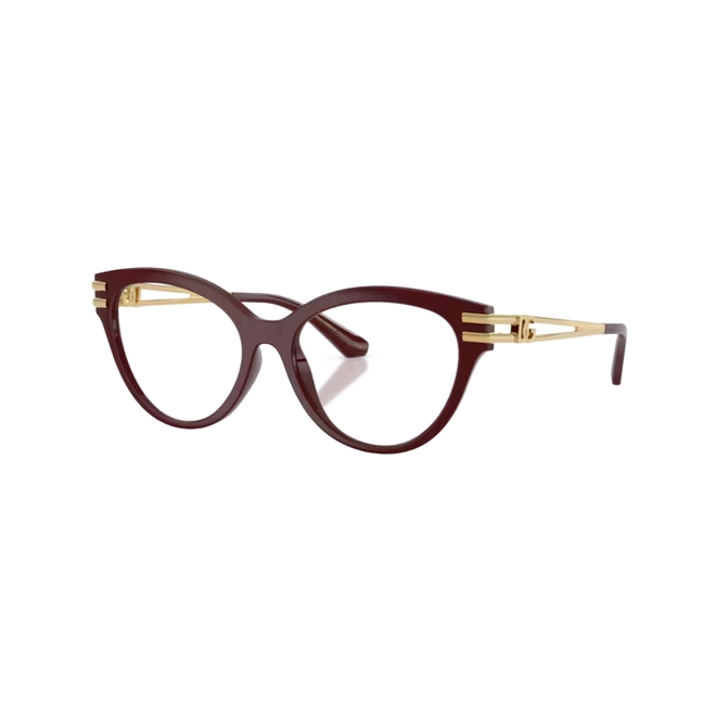 Óculos de Grau Dolce & Gabbana 0DG5116 3091 54 Acetato Bordô 1