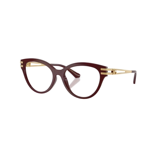 Óculos de Grau Dolce & Gabbana 0DG5116 3091 54 Acetato Bordô