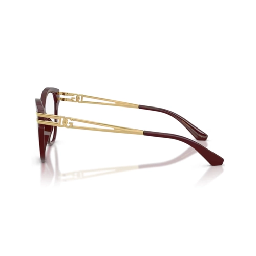 Óculos de Grau Dolce & Gabbana 0DG5116 3091 54 Acetato Bordô