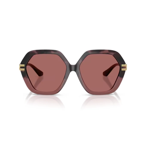 Óculos de Sol Dolce & Gabbana 0DG6210 34936956 Acetato Marrom Mesclado com lentes na cor Violeta