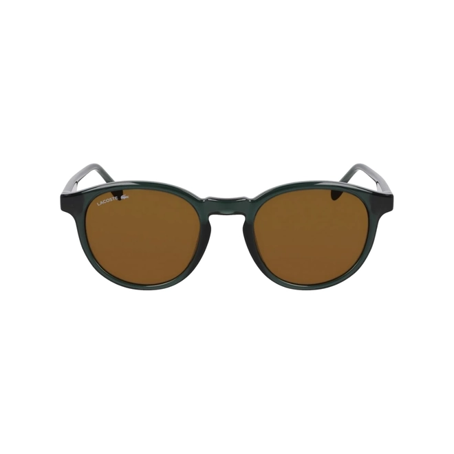 Óculos de Sol Lacoste L6030S N301 50 Acetato Verde com lentes na cor Marrom 2