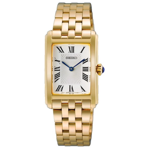 Relógio Seiko Tank Feminino - HGG001B1 B3KX Dourado