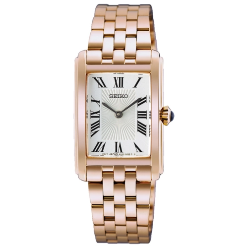 Relógio Seiko Tank Feminino - HGG002B1 B3RX Rose
