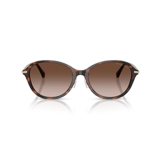 Óculos de Sol Michael Kors 0MK2289D 40391355 Acetato Marrom Mesclado com lentes na cor Marrom Degradê 2