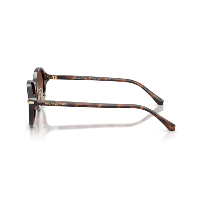 Óculos de Sol Michael Kors 0MK2289D 40391355 Acetato Marrom Mesclado com lentes na cor Marrom Degradê 3